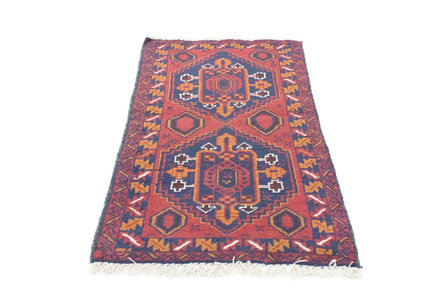 Alfombra Belutsch - 136 x 79 cm - naranja