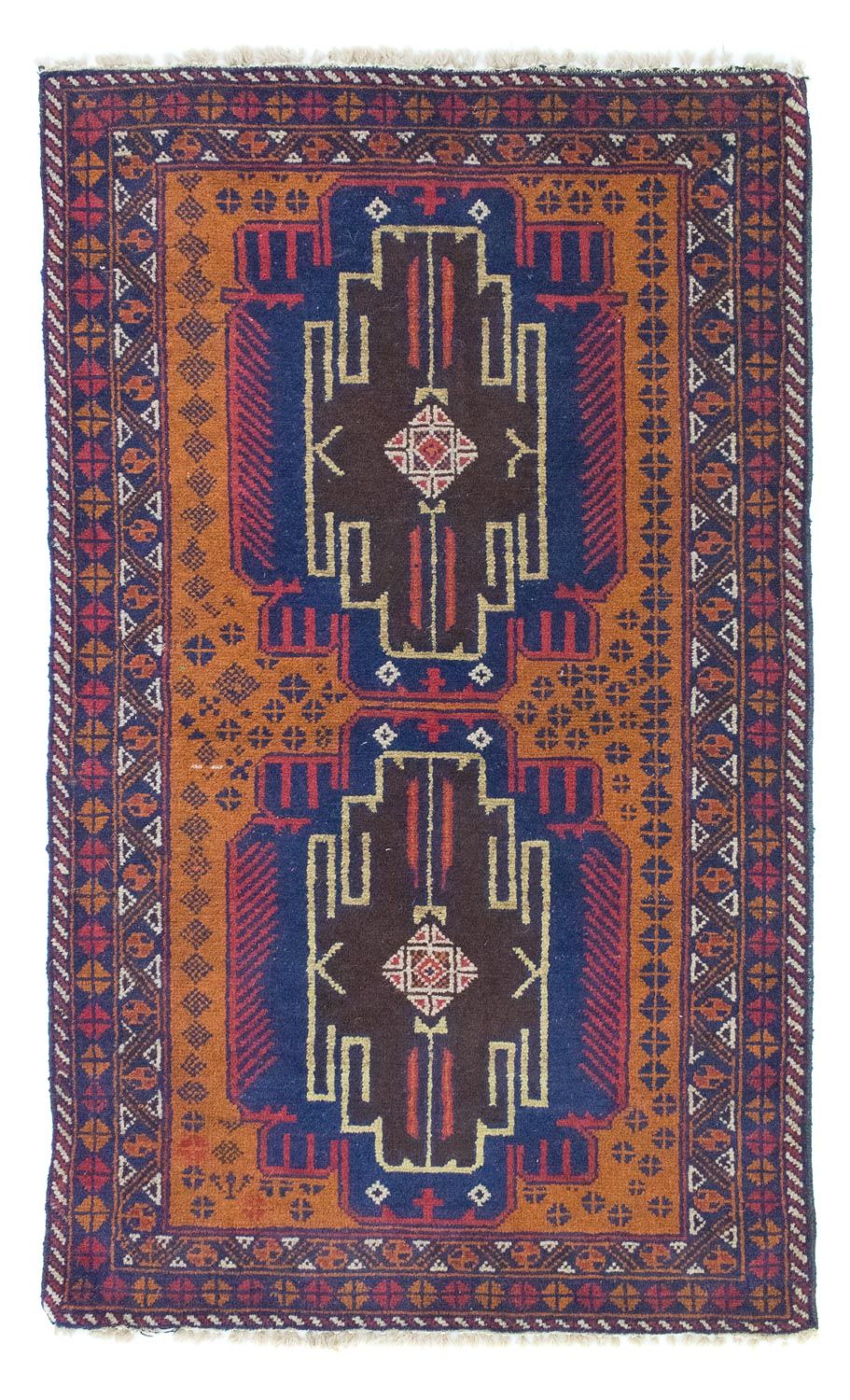 Alfombra Belutsch - 139 x 80 cm - naranja