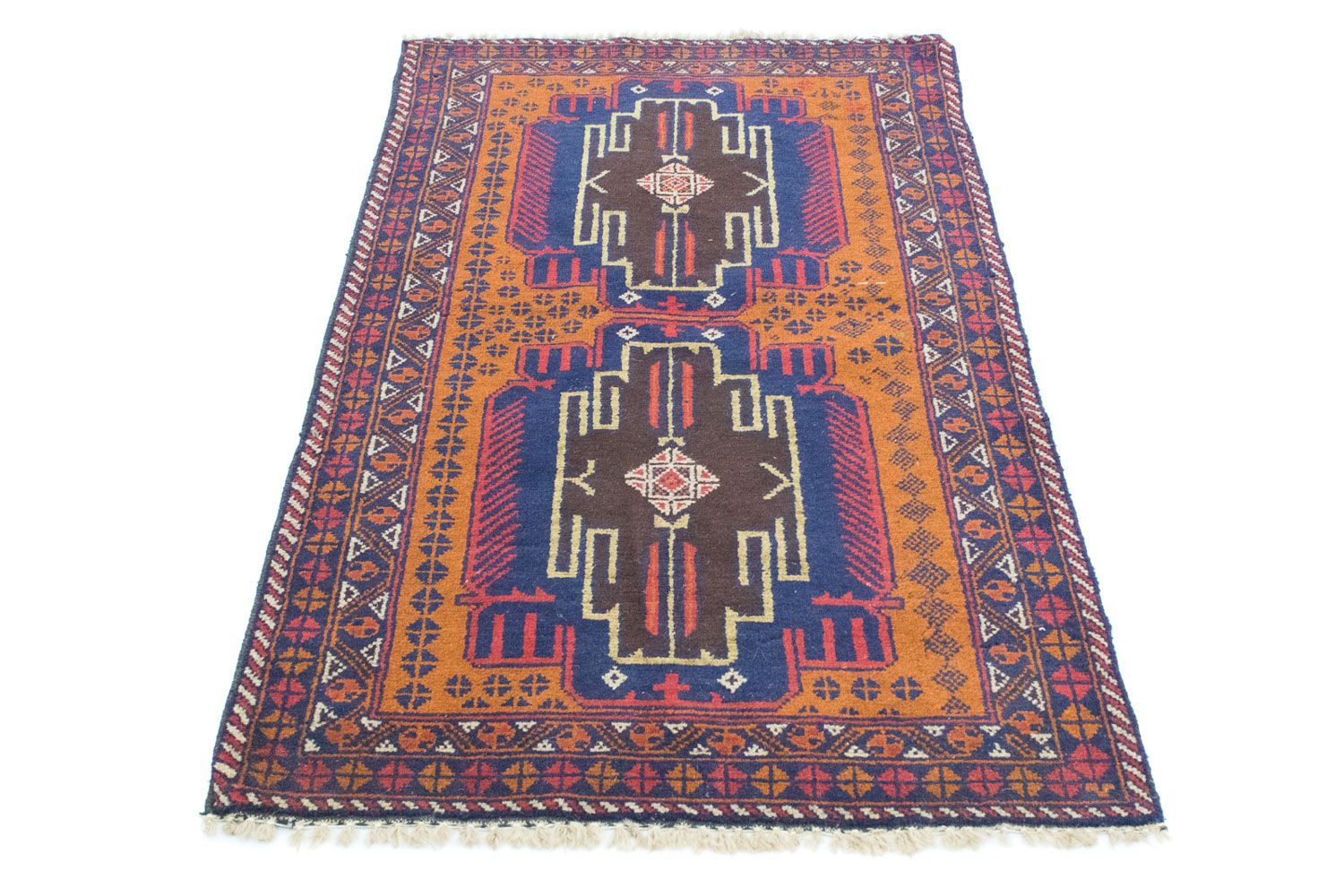 Alfombra Belutsch - 139 x 80 cm - naranja