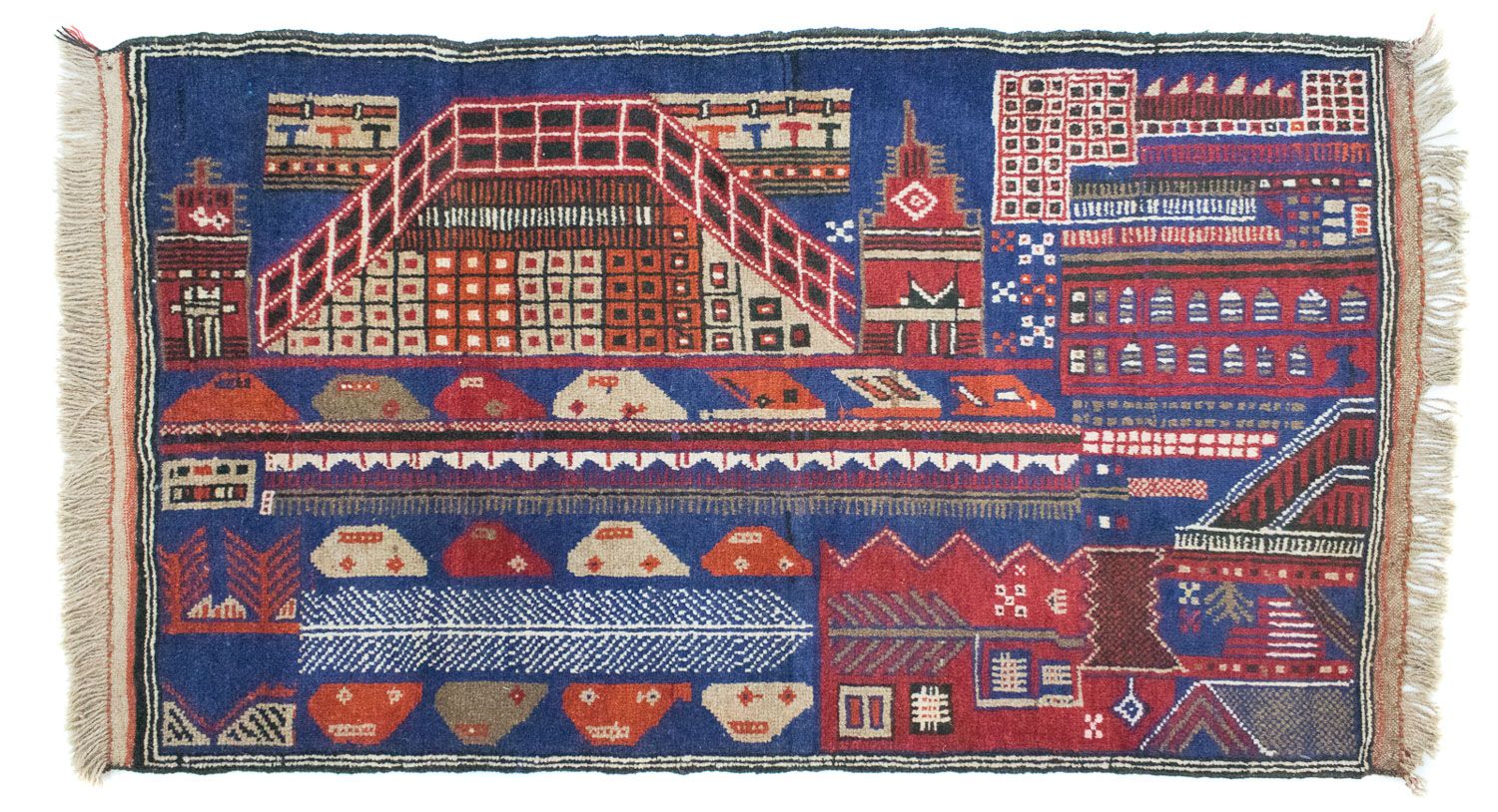 Alfombra Belutsch - 150 x 91 cm - multicolor