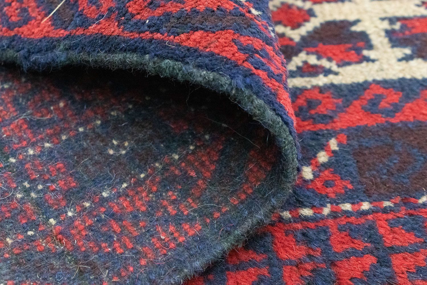 Alfombra Belutsch - 125 x 74 cm - rojo