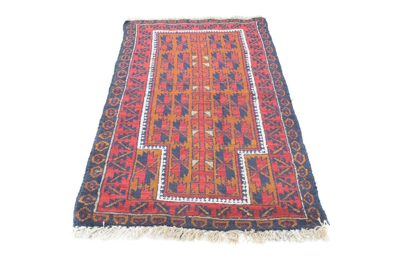 Alfombra Belutsch - 143 x 84 cm - rojo