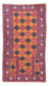 Alfombra Belutsch - 126 x 77 cm - naranja
