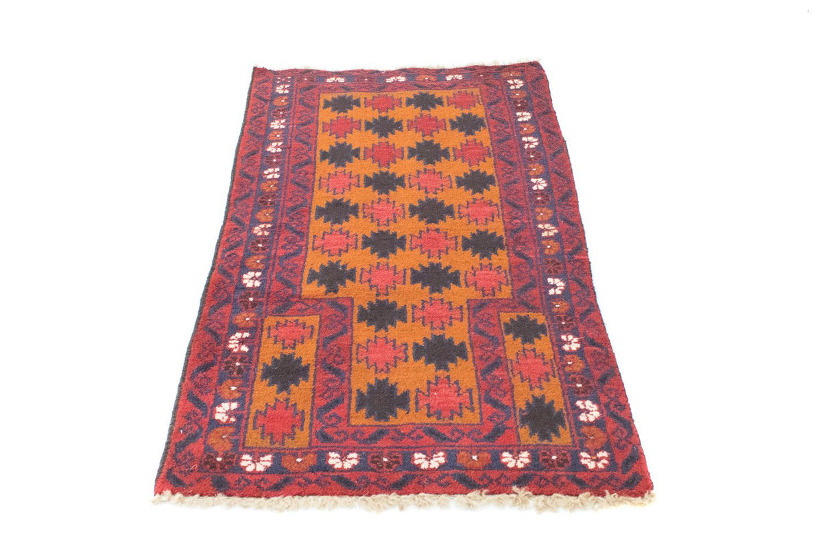 Alfombra Belutsch - 126 x 77 cm - naranja