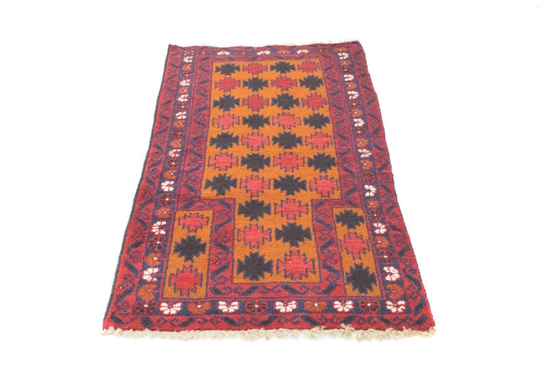 Alfombra Belutsch - 126 x 77 cm - naranja