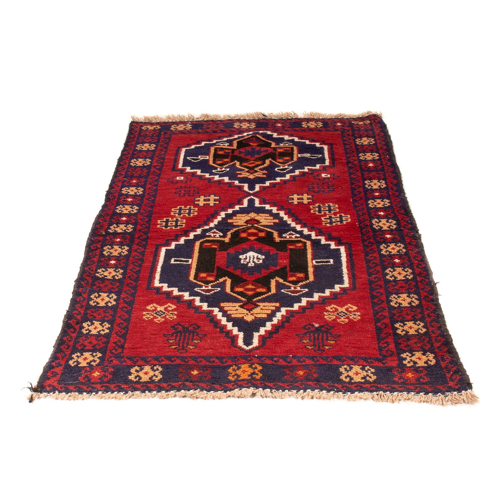Alfombra Belutsch - 130 x 79 cm - rojo