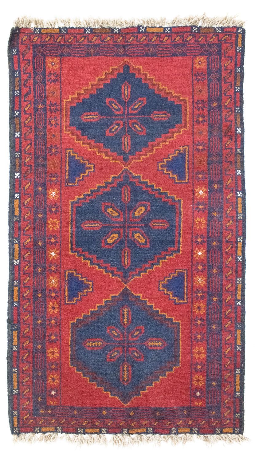 Alfombra Belutsch - 131 x 78 cm - rojo