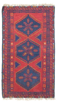 Alfombra Belutsch - 131 x 78 cm - rojo