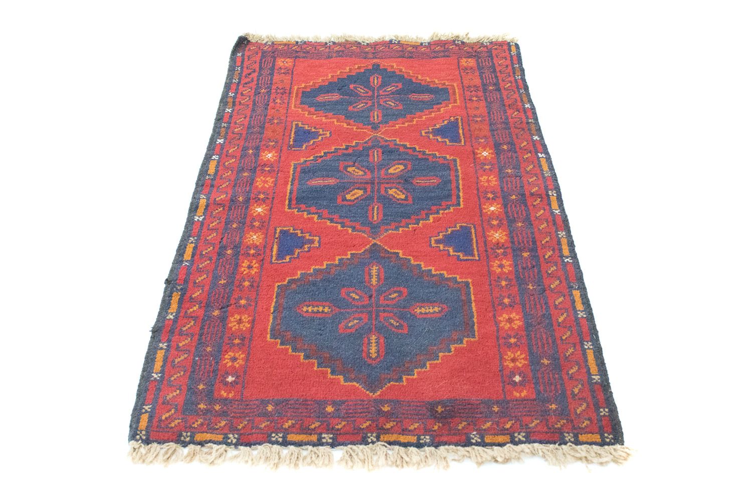 Alfombra Belutsch - 131 x 78 cm - rojo