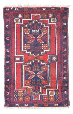 Alfombra Belutsch - 137 x 80 cm - rojo