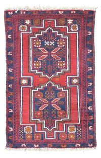 Alfombra Belutsch - 137 x 80 cm - rojo