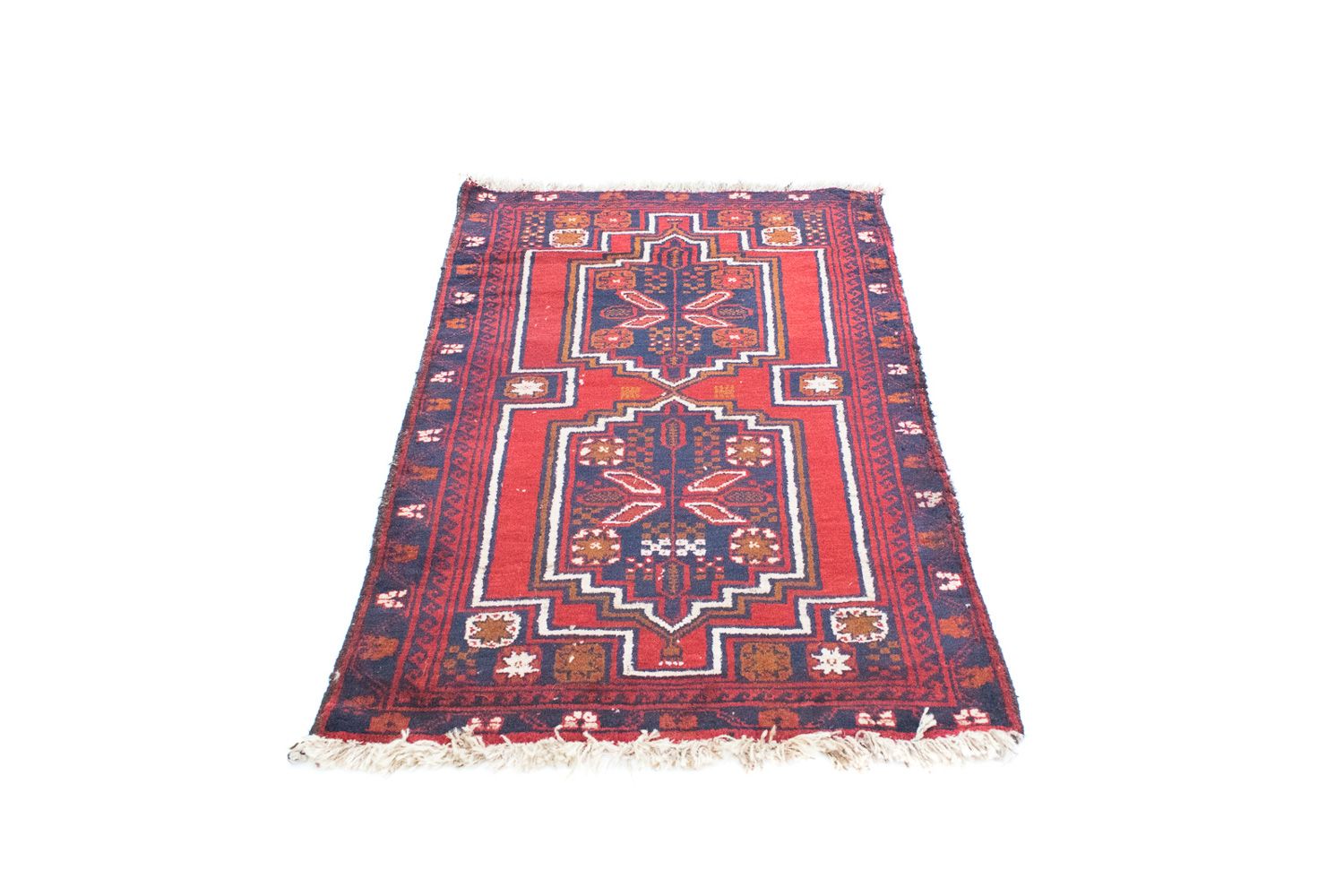 Alfombra Belutsch - 137 x 80 cm - rojo