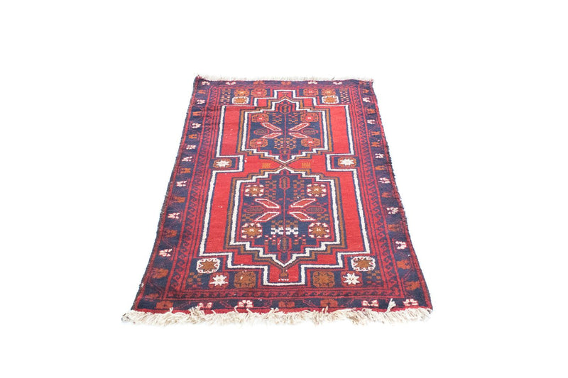 Alfombra Belutsch - 137 x 80 cm - rojo