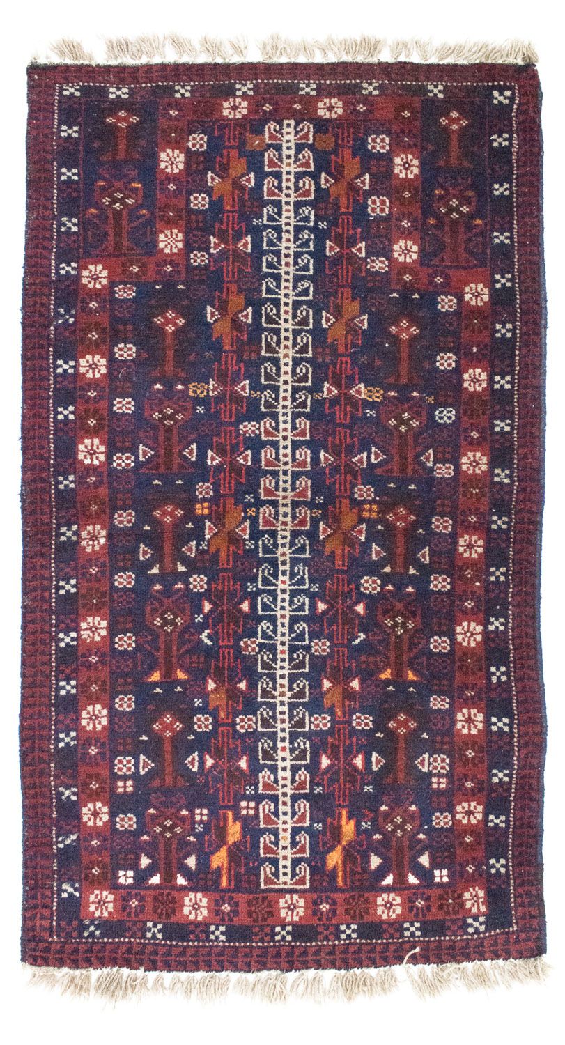 Alfombra Belutsch - 140 x 87 cm - azul