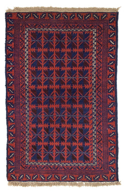 Alfombra Belutsch - 137 x 84 cm - azul