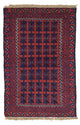 Alfombra Belutsch - 137 x 84 cm - azul