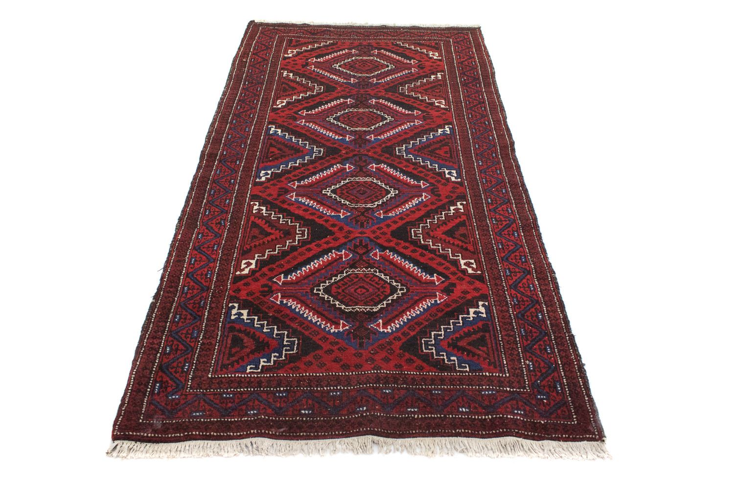 Alfombra Belutsch - 167 x 100 cm - rojo