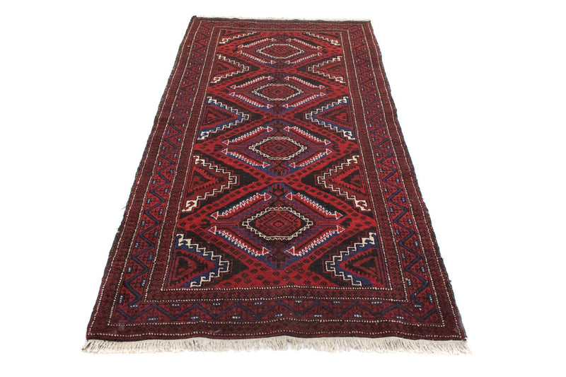 Alfombra Belutsch - 167 x 100 cm - rojo