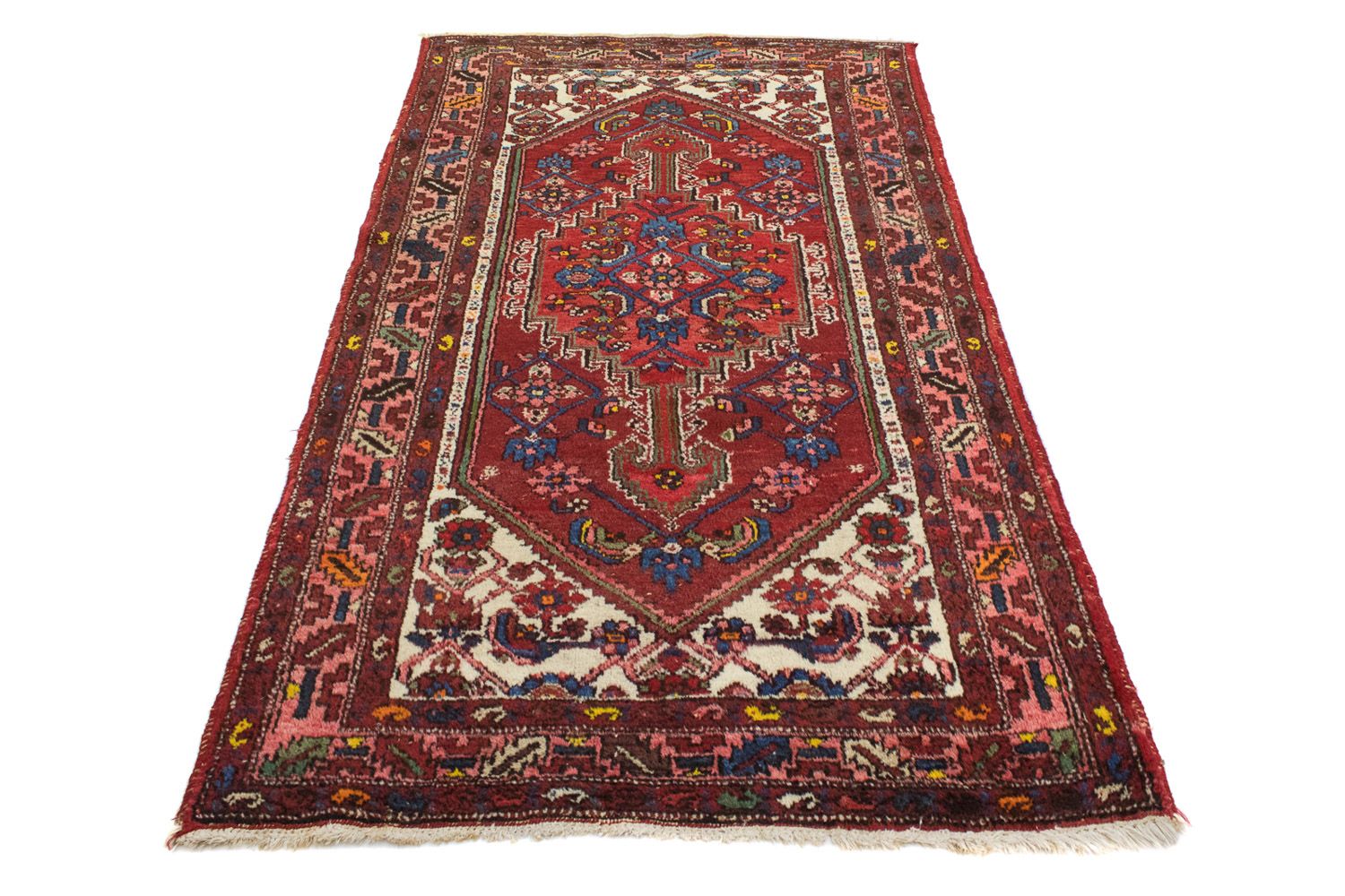 Alfombra persa - Nómada - 188 x 108 cm - rojo