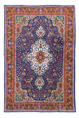 Alfombra persa - Tabriz - 160 x 105 cm - azul