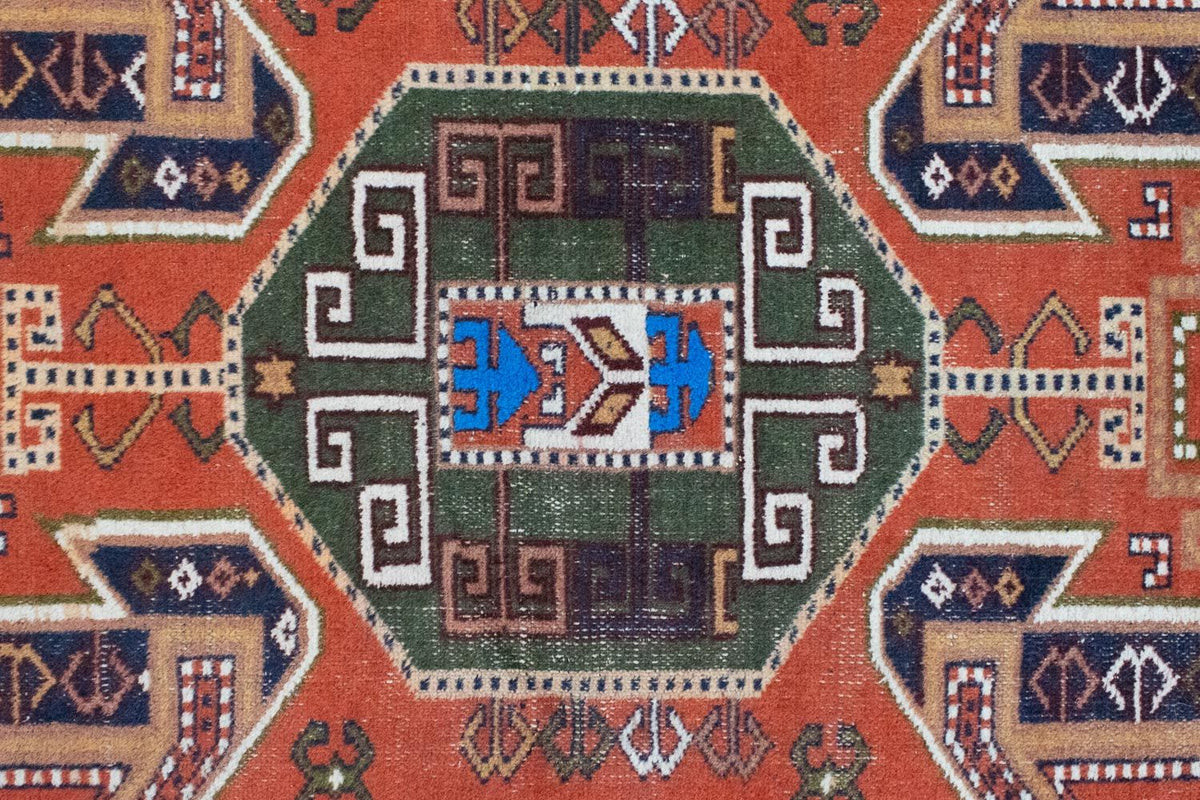 Alfombra Turkaman - 160 x 125 cm - naranja