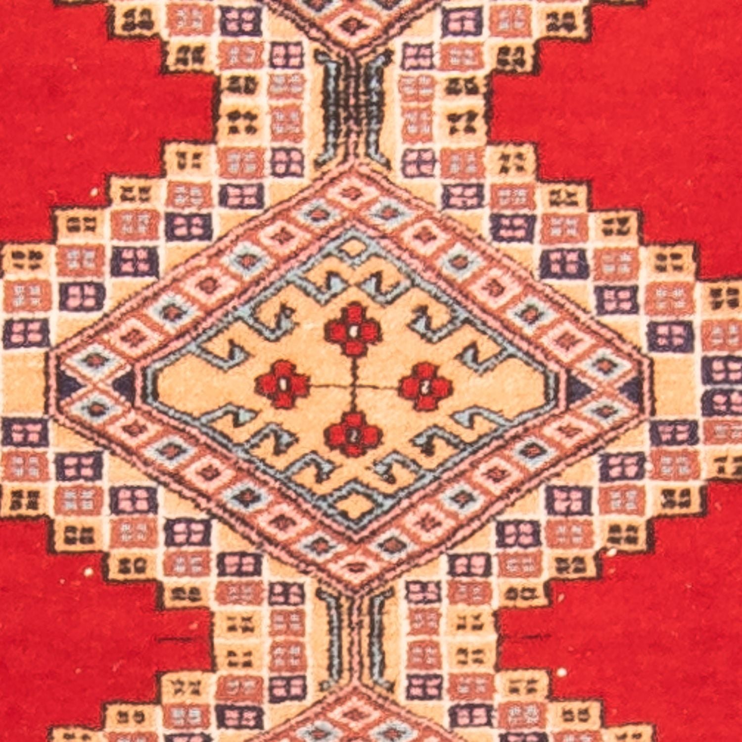 Alfombra de pasillo Alfombra Pakistani - 285 x 79 cm - rojo