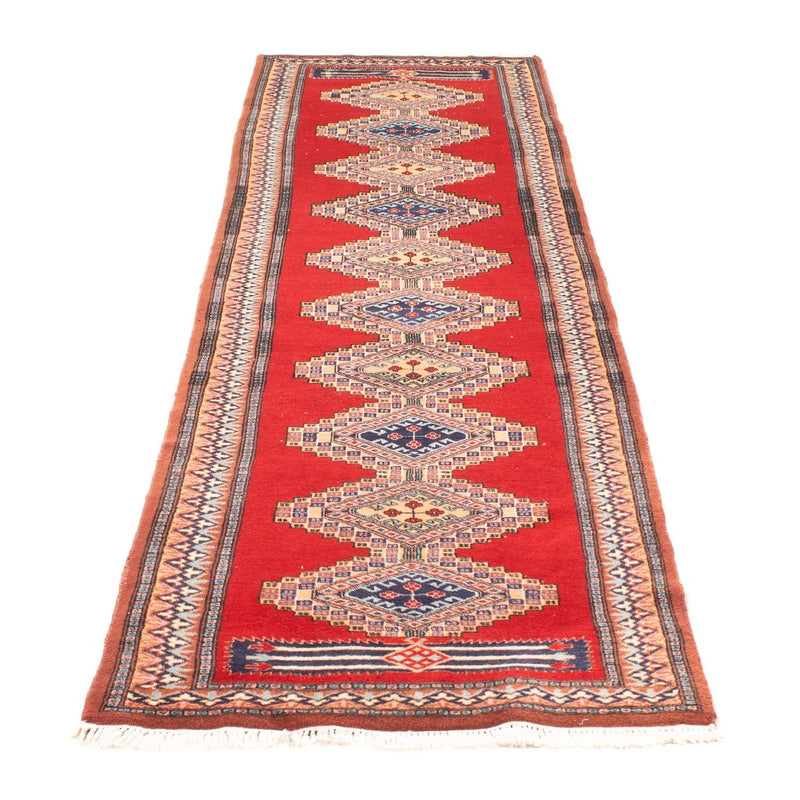 Alfombra de pasillo Alfombra Pakistani - 285 x 79 cm - rojo