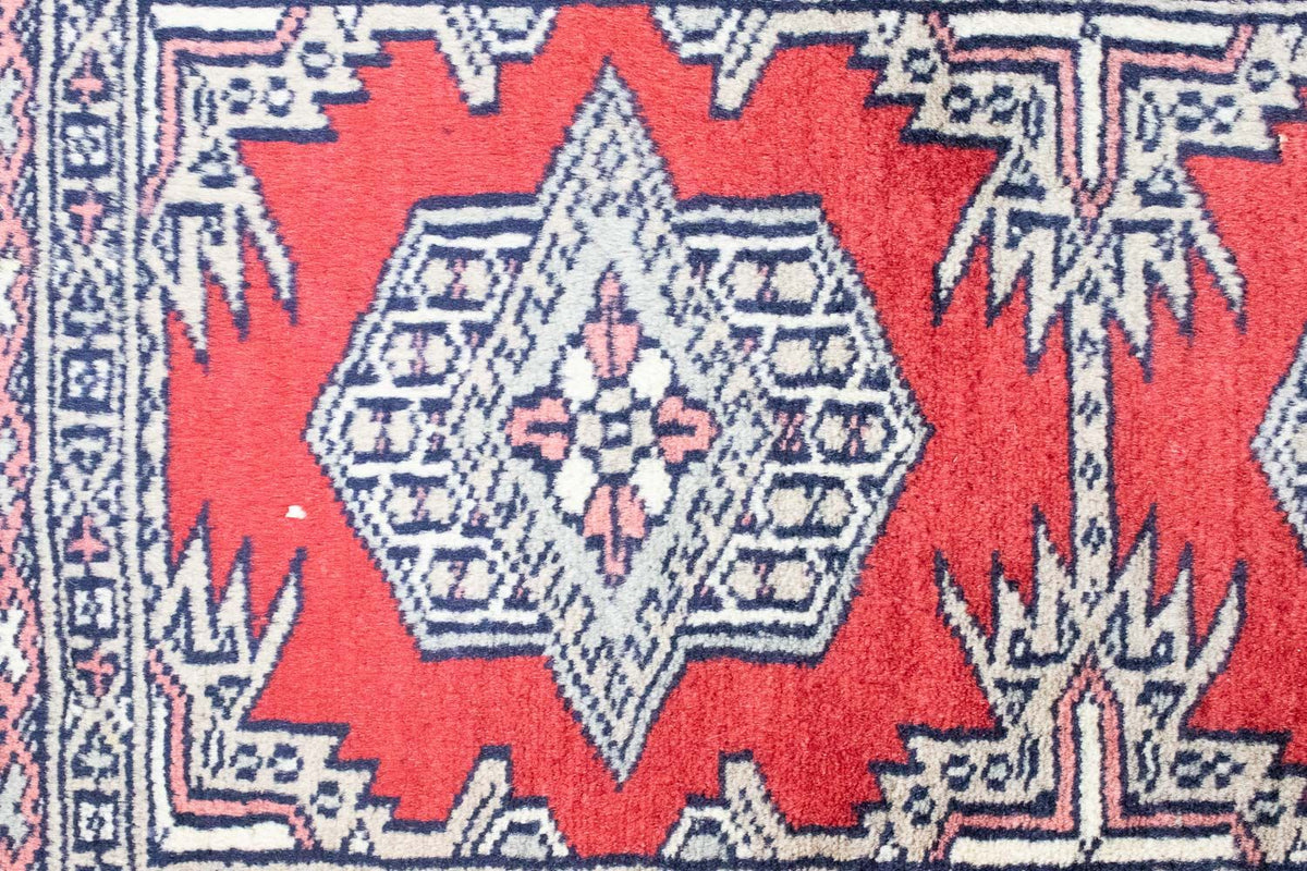 Alfombra de pasillo Alfombra Pakistani - 160 x 50 cm - rojo