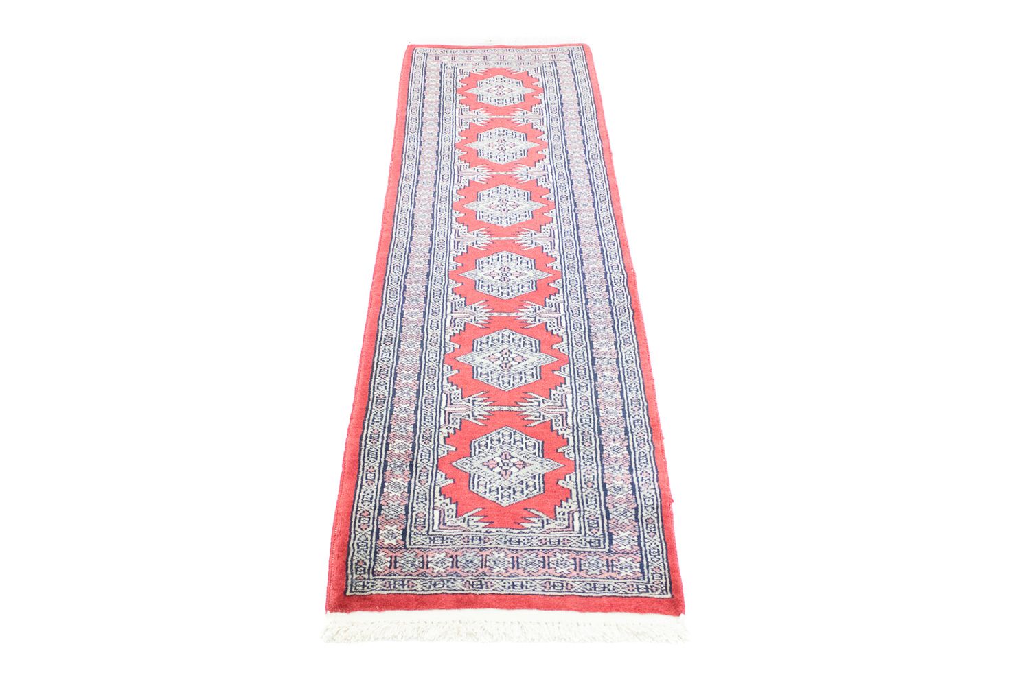 Alfombra de pasillo Alfombra Pakistani - 160 x 50 cm - rojo