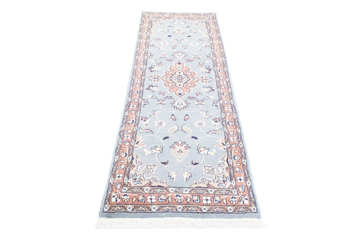 Alfombra de pasillo Alfombra oriental - 187 x 63 cm - azul claro