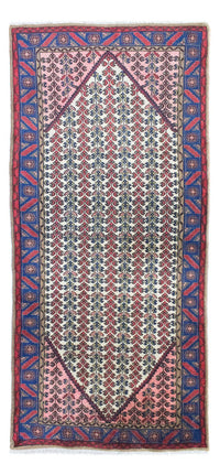 Alfombra persa - Nómada - 197 x 93 cm - azul