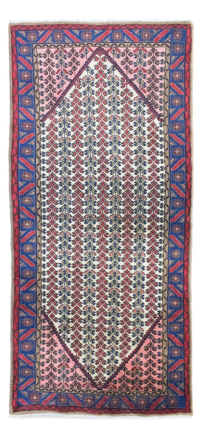 Alfombra persa - Nómada - 197 x 93 cm - azul