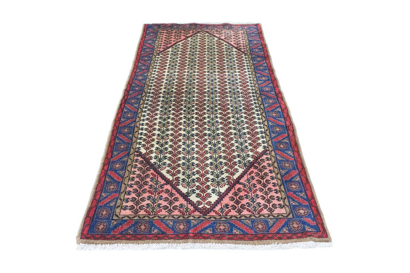 Alfombra persa - Nómada - 197 x 93 cm - azul