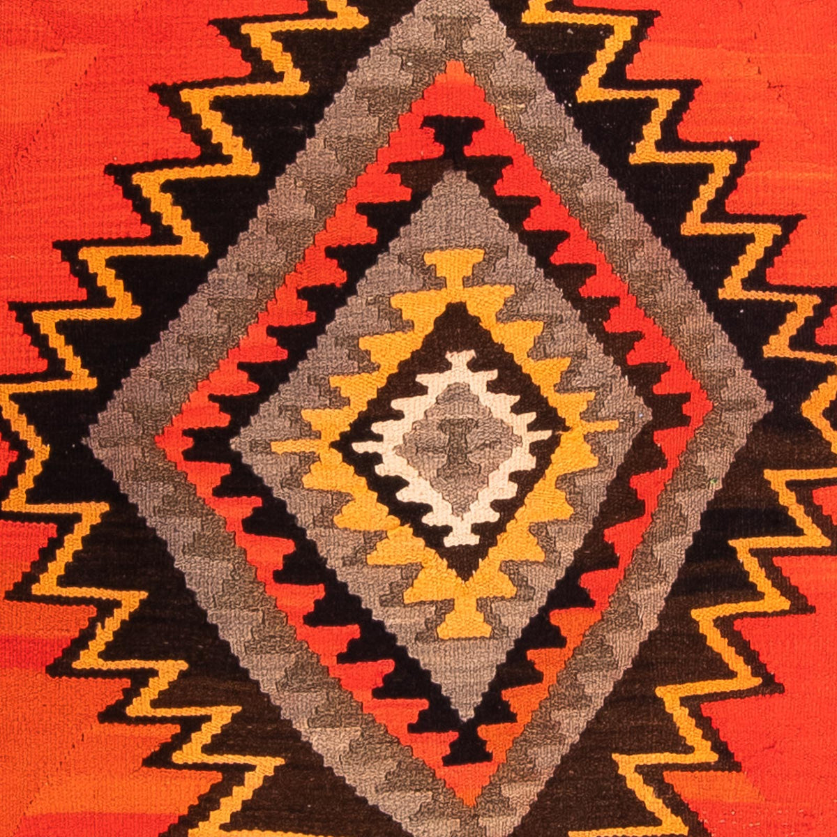 Alfombra de pasillo Alfombra Kelim - Antigua - 275 x 140 cm - multicolor