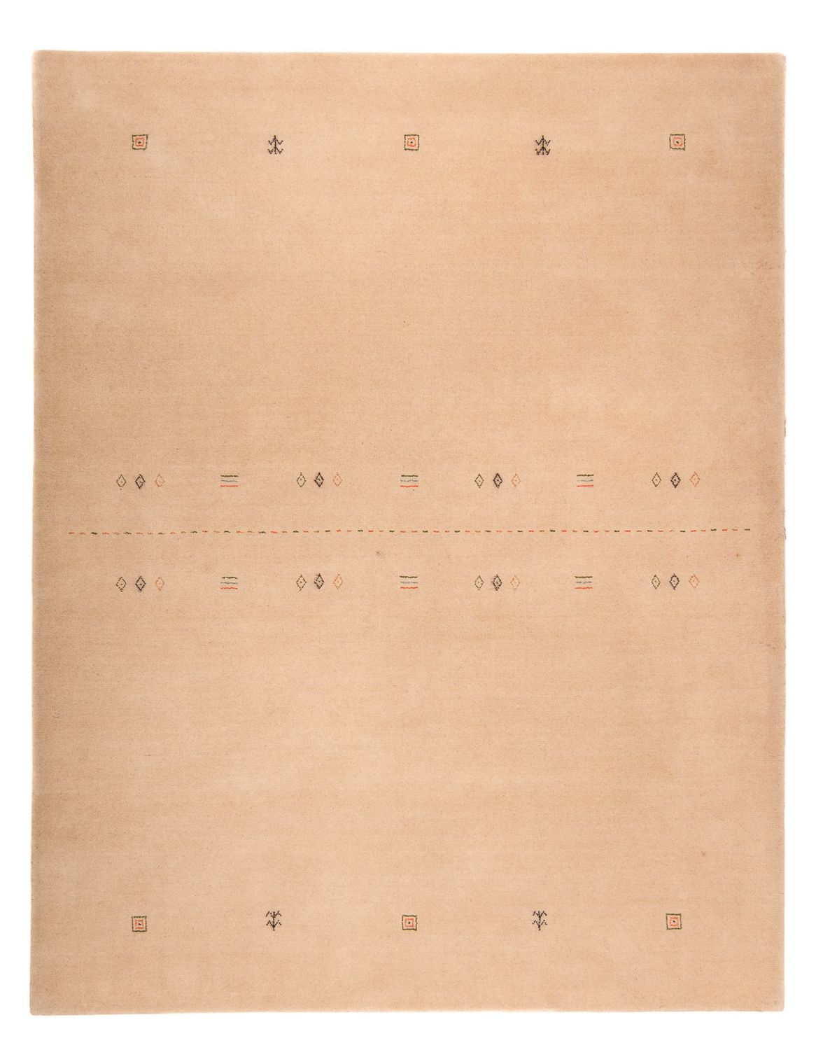 Alfombra Gabbeh - Loribaft Softy - 240 x 175 cm - beige