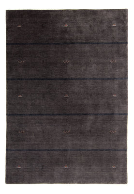 Alfombra Gabbeh - Loribaft Softy - 218 x 171 cm - marrón oscuro
