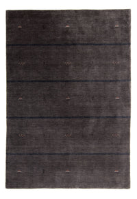 Alfombra Gabbeh - Loribaft Softy - 218 x 171 cm - marrón oscuro