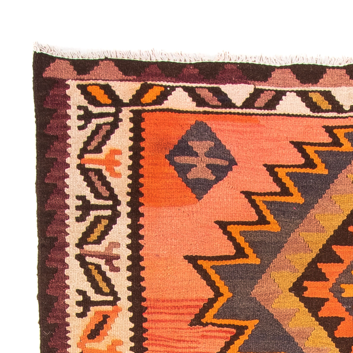 Kilim antiguo Alfombra 140x265cm
