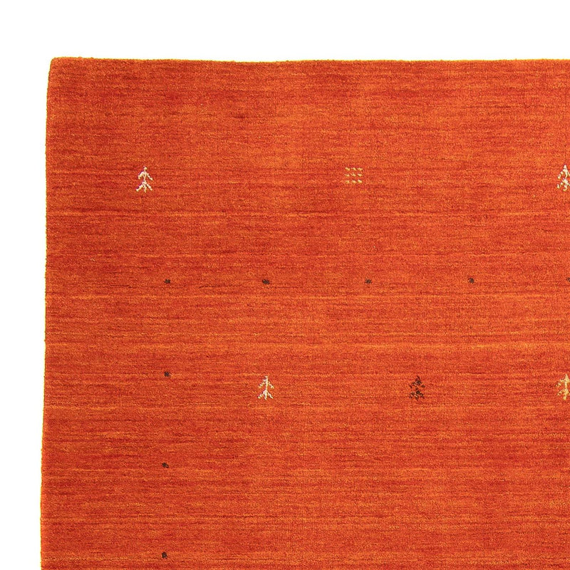 Alfombra Gabbeh - Loribaft Softy - 243 x 171 cm - rojo oscuro