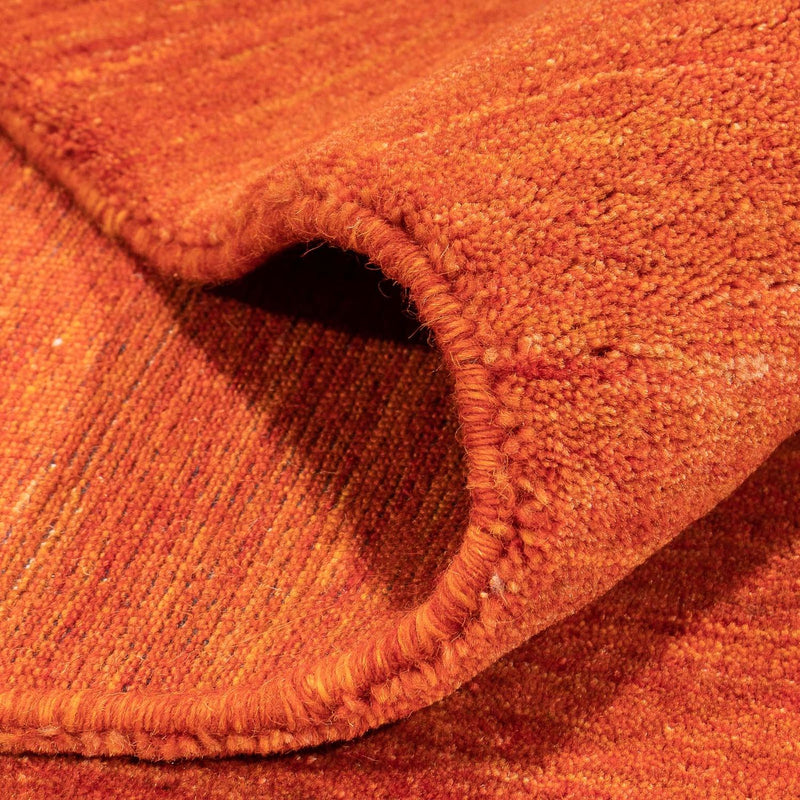 Alfombra Gabbeh - Loribaft Softy - 243 x 171 cm - rojo oscuro