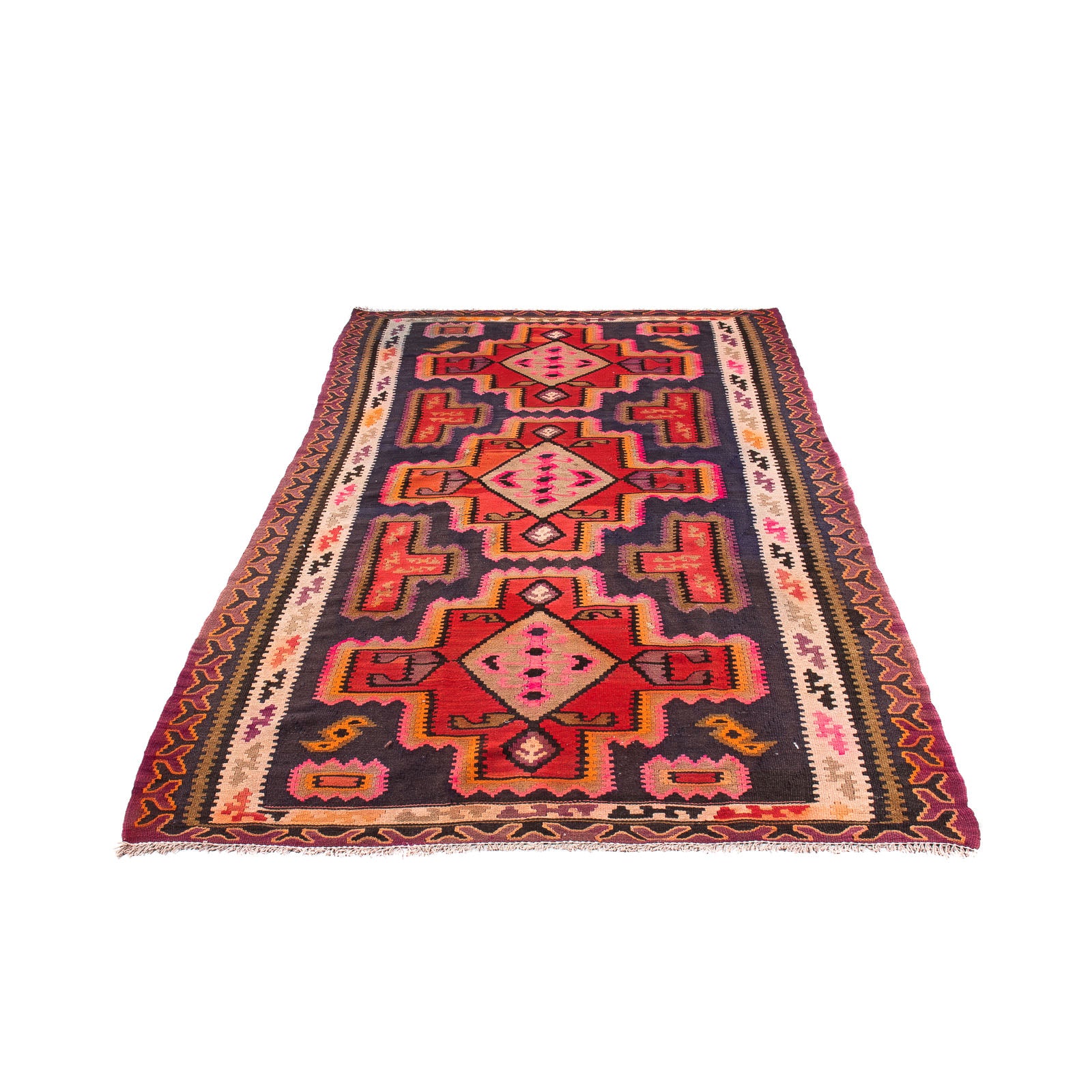 Alfombra Kelim - Antigua - 280 x 162 cm - multicolor