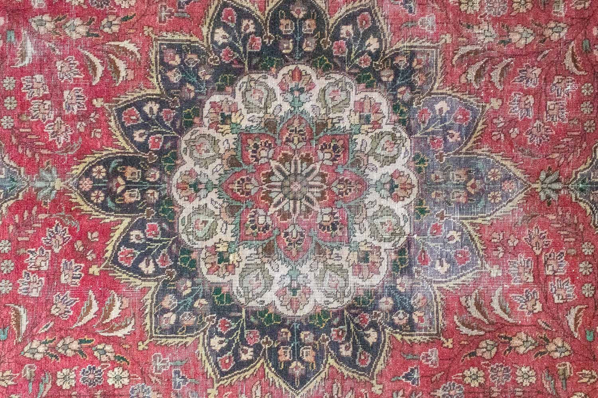 Alfombra persa - Tabriz - 330 x 246 cm - rojo
