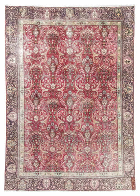 Alfombra persa - Tabriz - 323 x 225 cm - rojo