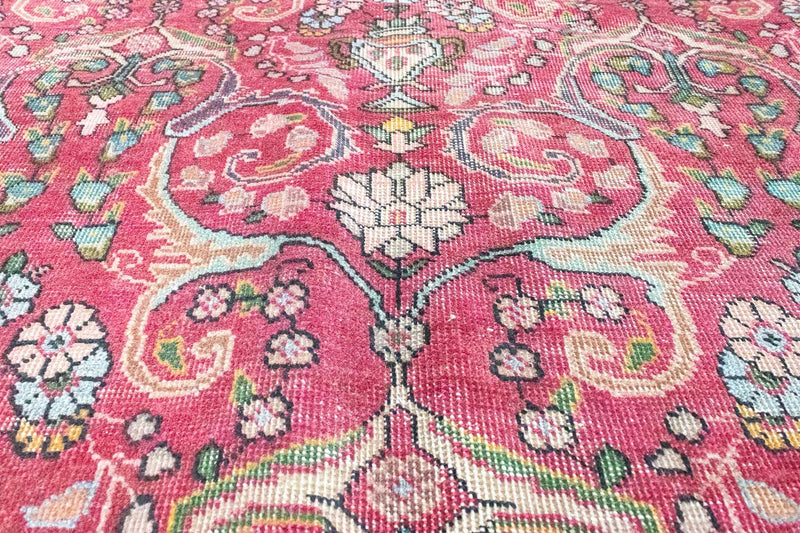 Alfombra persa - Tabriz - 323 x 225 cm - rojo