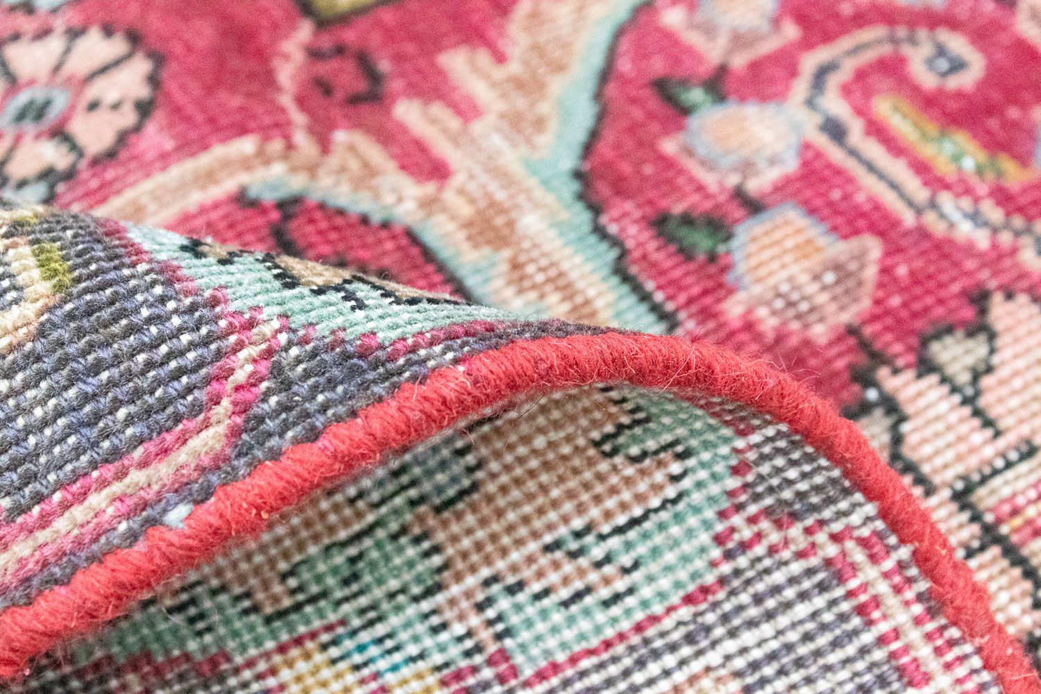 Alfombra persa - Tabriz - 323 x 225 cm - rojo