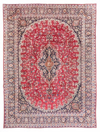 Alfombra persa - Keshan - 387 x 296 cm - rojo
