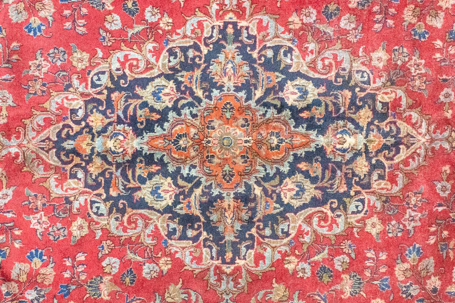 Alfombra persa - Keshan - 387 x 296 cm - rojo