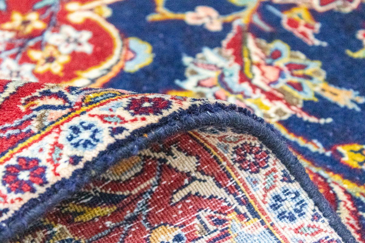 Alfombra persa - Keshan - 367 x 285 cm - azul oscuro