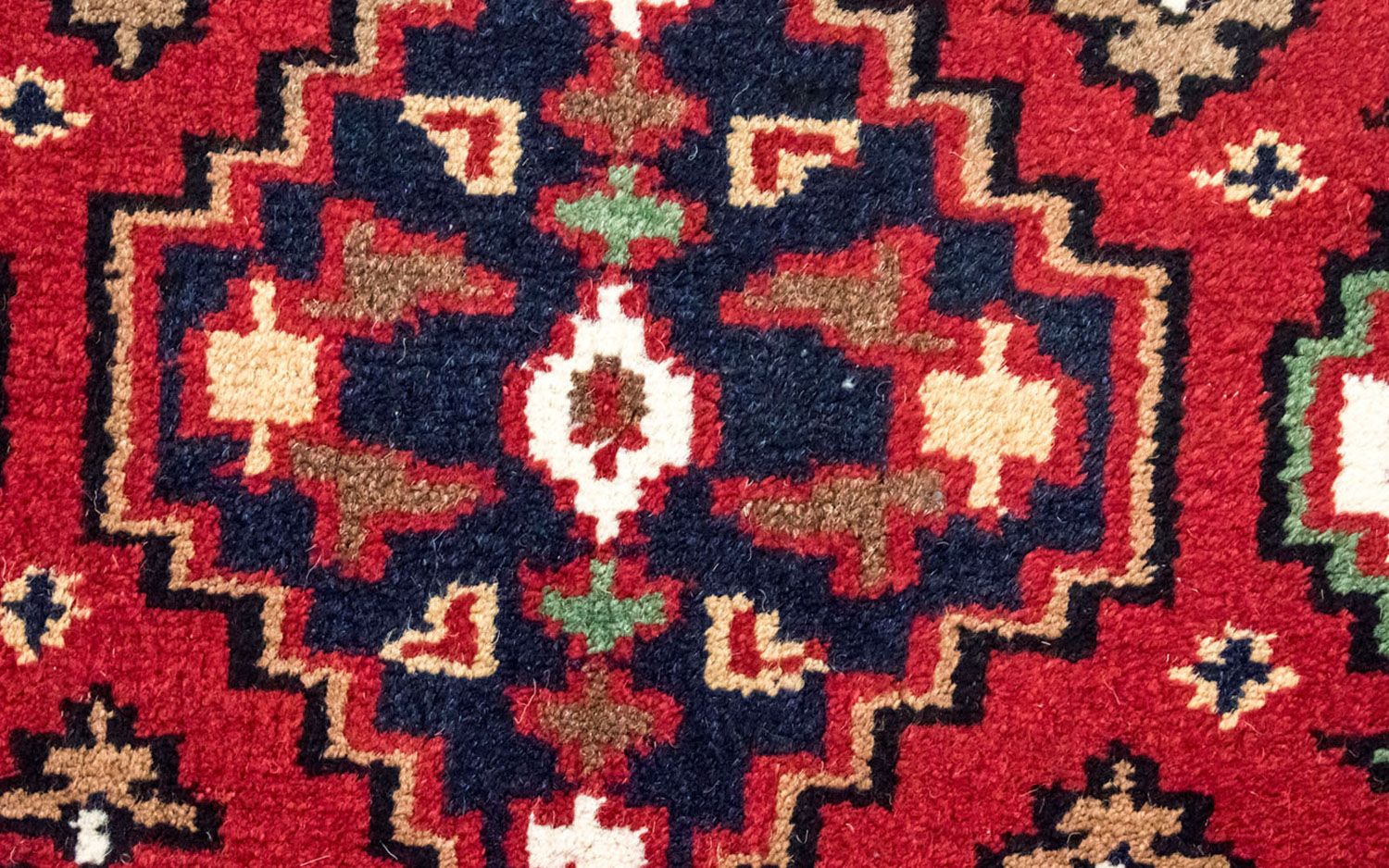 Alfombra oriental - 160 x 90 cm - rojo