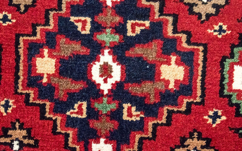 Alfombra oriental - 160 x 90 cm - rojo